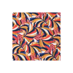Tissu viscose Toucan - bleu marine