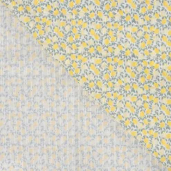 Tissu voile de coton ajouré Lemoncella - écru