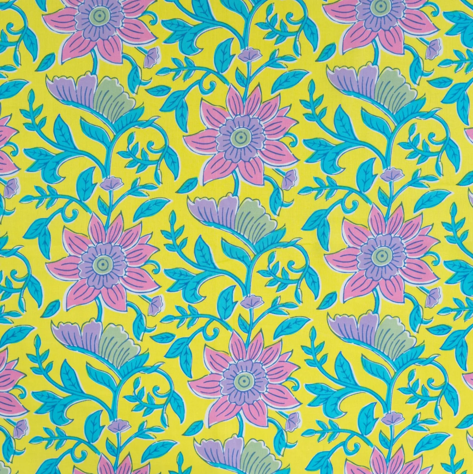 Tissu voile de coton Kalyani - jaune
