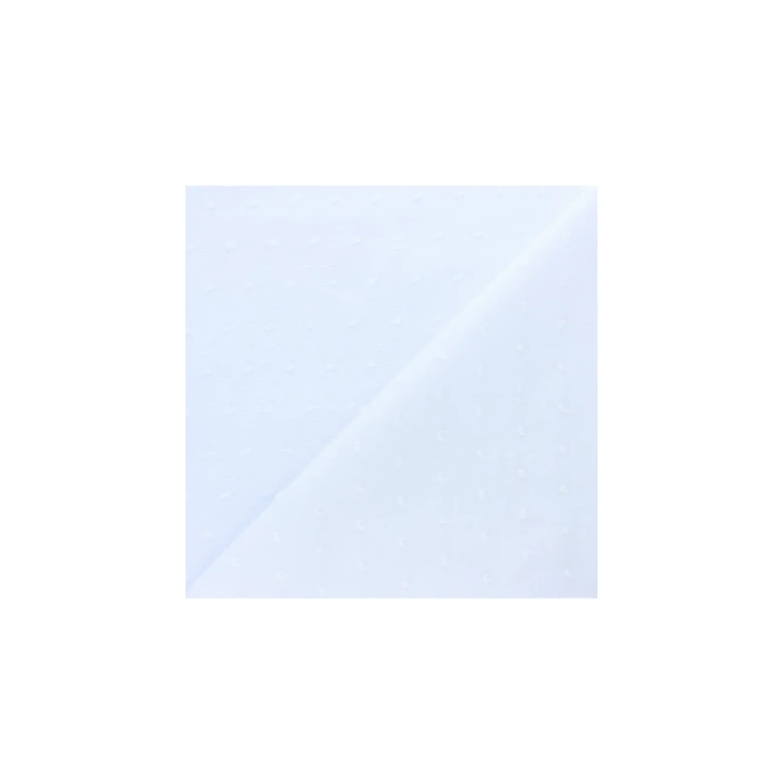 Tissu voile de coton Plumetis Bianca