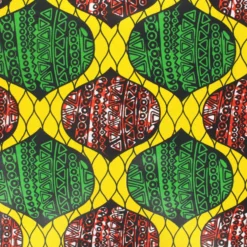 Tissu wax Ghana - vert