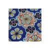 Tissu wax pailleté Dakar - bleu