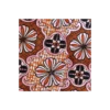 Tissu wax pailleté Dakar - marron