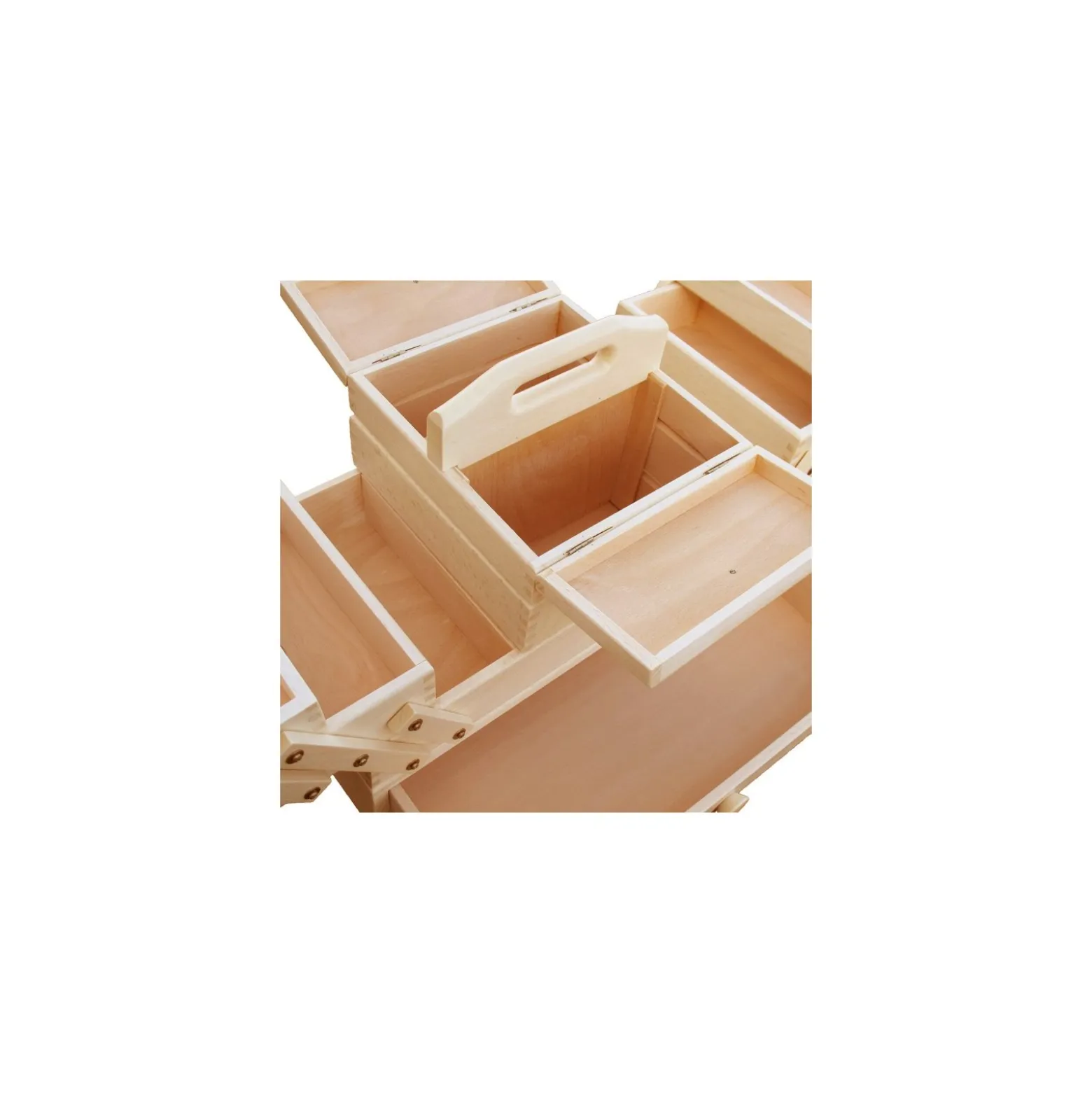Travailleuse en bois avec tiroir - 3 étages