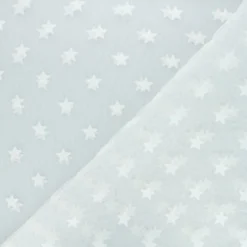 Tulle luxe floqué Etoiles écru