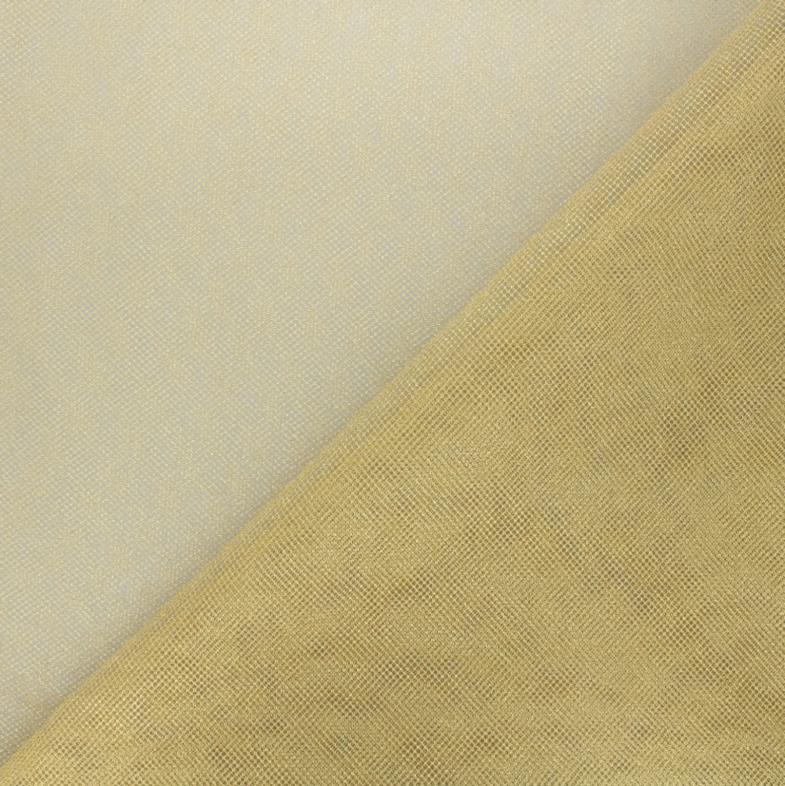 Tulle luxe petite résille doré