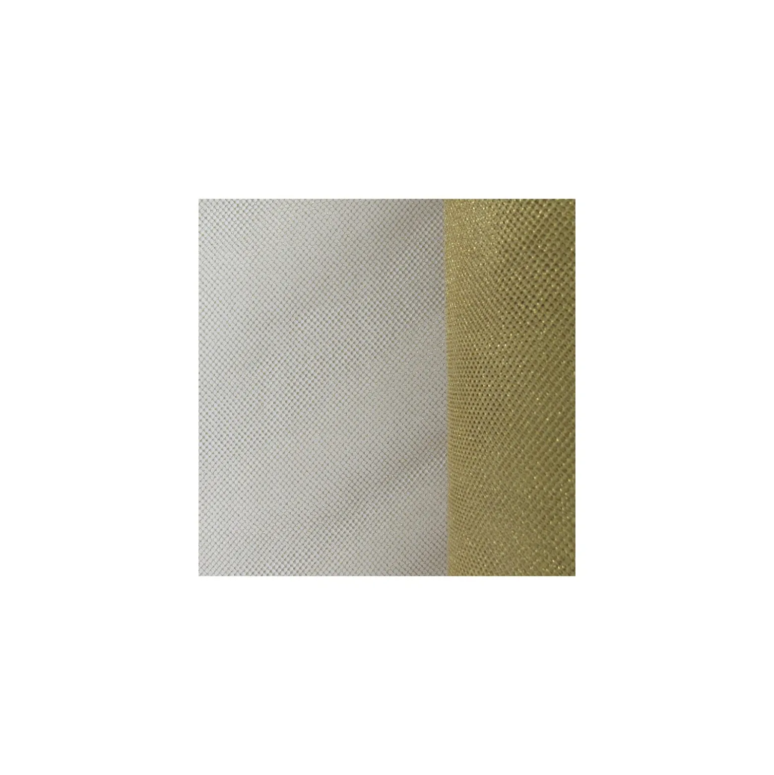 Tulle luxe petite résille doré